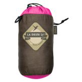 La Siesta Colibri Reisehengekøye Dobbel med oppheng, brun-rosa (132-CLH20-7)