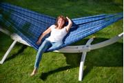 La Siesta Brisa Hengekøye Hurtigtørkende Kingsize Marine  (132-BRH-18-W3)