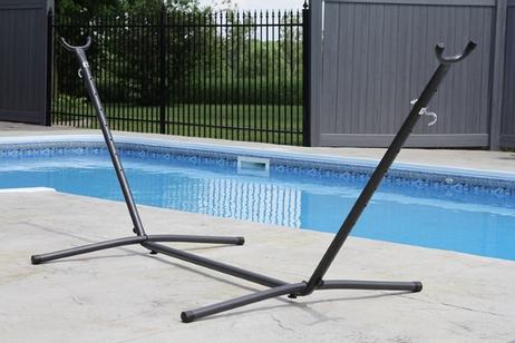 Vivere Stativ til hengekøye,  Universal-Charcoal_250cm (540-UHS8-CHA)