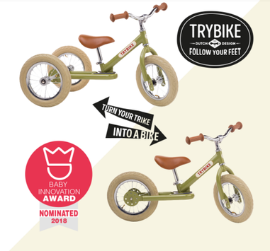 Trybike 3-Hjuls Løpesykkel Blå (371-TRY3-blue)