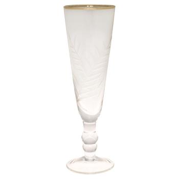 Gate Noir Champagneglass med gullkant (478-GLACHAWCG0606)