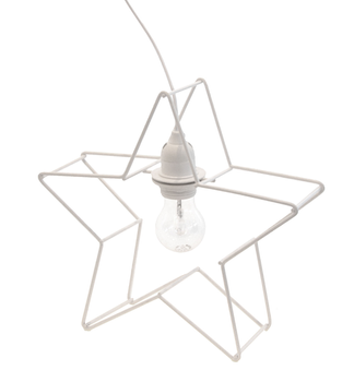 Storefactory Lampe Stjerne Hvit metall (516-901127)