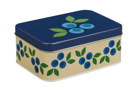 Blafre Matboks Metall Blåbær Blå