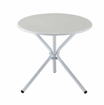 Fiam Tris Sammenleggbart Bord Hvitt Ø55cm