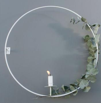 Storefactory Lysestake Gullabo Hvit 50cm