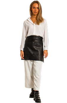 Muud Berlin Skinnforkle Sort (569-QB-3675-BLACK)