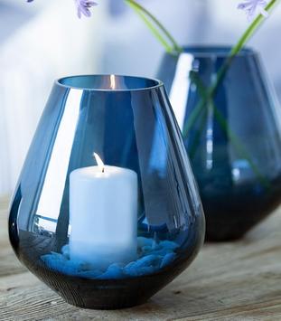 Halvor Bakke Rocks Stormlykt Blå Ø19xH22 (404-310736)