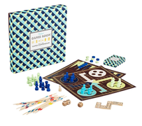 Ridley's Spillsamling 8 klassiske spill Backgammon Sjakk Kinasjakk Domino Dam Ludo Pinnespill Spillkort