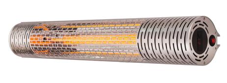 TUNDRA Terrassevarmer 2000W m/ fjernkontroll (TUNDRA-1019)