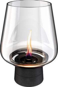 Tenderflame Glasslampe Amaryllis 25cm MgO Sort (513-0430003)