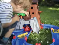 AquaPlay Kanalsystem Adventure-Land med tømmerrenne og vannkanon (121-8700001547)