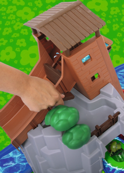 AquaPlay Kanalsystem Adventure-Land med tømmerrenne og vannkanon (121-8700001547)