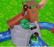 AquaPlay Kanalsystem Adventure-Land med tømmerrenne og vannkanon (121-8700001547)