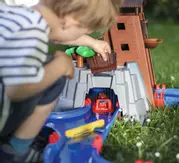 AquaPlay Kanalsystem Adventure-Land med tømmerrenne og vannkanon (121-8700001547)