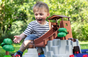 AquaPlay Kanalsystem Adventure-Land med tømmerrenne og vannkanon (121-8700001547)
