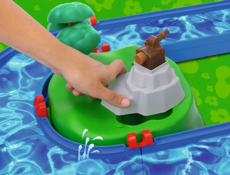 AquaPlay Kanalsystem Adventure-Land med tømmerrenne og vannkanon (121-8700001547)