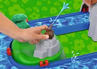 AquaPlay Kanalsystem Adventure-Land med tømmerrenne og vannkanon (121-8700001547)