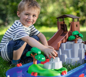 AquaPlay Kanalsystem Adventure-Land med tømmerrenne og vannkanon (121-8700001547)