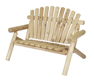 Canadian Outdoor Log Dobbel Sofabenk 132cm (340-2530)