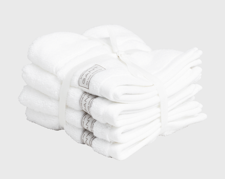 GANT Premium Håndklær 4stk Hvit_30x30cm (589-852007201-white)