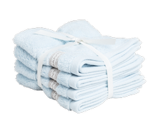 GANT Premium Håndklær 4stk Lyseblå_30x30cm