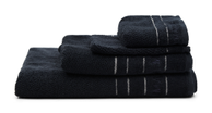 Riviera Maison Elegant Håndkle Sort (443-466940, 466970, 467010)