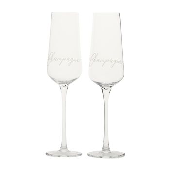 Riviera Maison Champagneglass "Champagne" 2stk (443-457970)