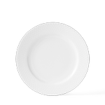 Lyngby Rhombe Tallerken Ø21cm Hvit (521-201224)