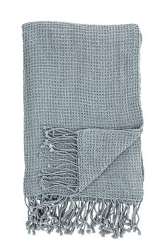 Bloomingville Pledd Blå Bomull 130x170cm (152-40606861)