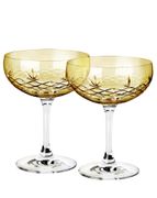 Frederik Bagger Crispy Cintrine Champagneglass Amber_2stk