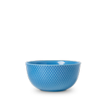 Lyngby Porcelæn Rhombe Color Serveringsbolle Ø17.5cm_Mellomblå (521-201910)