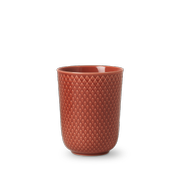Lyngby Rhombe Color Krus H11.5cm_Terracotta