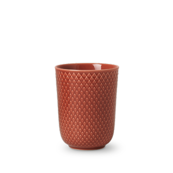 Lyngby Rhombe Color Krus H11.5cm_Terracotta