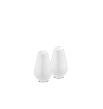 Lyngby Rhombe Salt & Pepper_Hvit (521-201214)