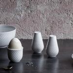 Lyngby Rhombe Salt & Pepper_Hvit (521-201214)