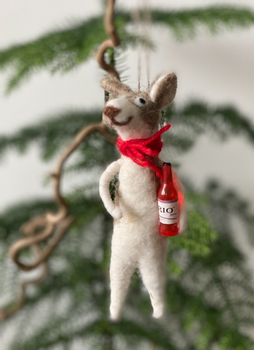 UND XMAS Ornament Dyr Thomas Selskapshund (201-15326)