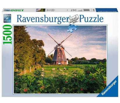 Ravensburger Puslespill 1500 brikker Vindmølle