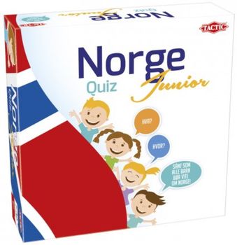 Tactic Brettspill Norge Quiz Junior (582-56026)