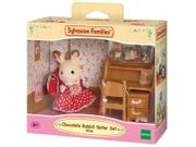 Sylvanian Families Sjokoladekanin Søster med skrivepult (351-5016)