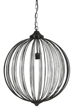 Light & Living Taklampe Mala Sort Ø60cm (273-2919412)