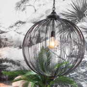 Light & Living Taklampe Mala Sort Ø60cm