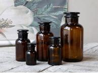 Chic Antique Apotekerglass Brune 5stk (529-74138-20)