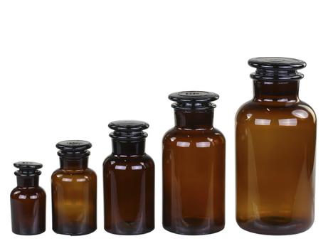 Chic Antique Apotekerglass Brune 5stk (529-74138-20)