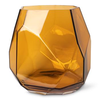 Magnor Glassverk Iglo Vase 220mm Cognac Knut & Kjartan (404-306733)