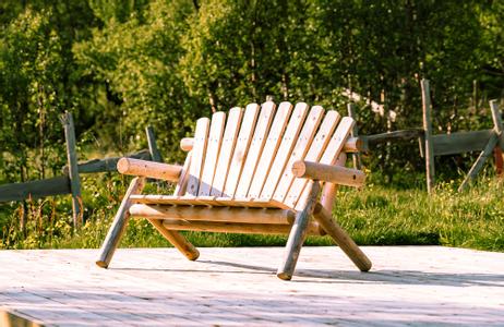 Canadian Outdoor Log Dobbel Sofabenk 132cm (340-2530)