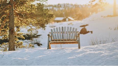 Canadian Outdoor Log Dobbel Sofabenk 132cm (340-2530)