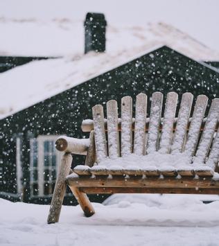 Canadian Outdoor Log Dobbel Sofabenk 132cm (340-2530)