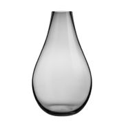 Hadeland Glassverk Dråpe Vase H33cm Røkgrå