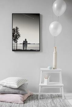 Vissevasse Poster "Friends" 50x70cm (619-F-2015-100-L)