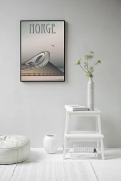 Vissevasse Poster "Norge Atlanterhavsveien" 50x70cm (619-F-2016-011-L)